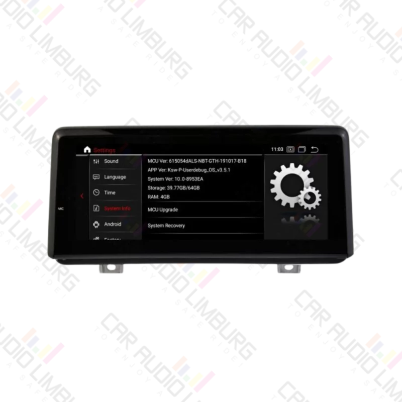 BMW 1 en 2 serie Android 13.0 multimedia (NBT) - Afbeelding 4